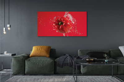 Canvas print Pepper water