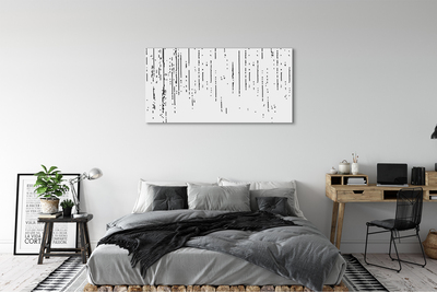 Canvas print Dots and stripes