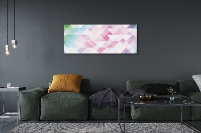 Canvas print Diamond pattern color
