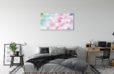 Canvas print Diamond pattern color