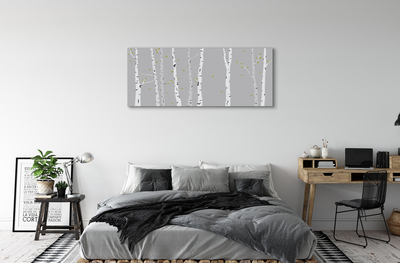 Canvas print Birch illustration