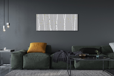 Canvas print Birch illustration