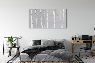 Canvas print Birch illustration