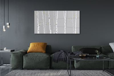 Canvas print Birch illustration