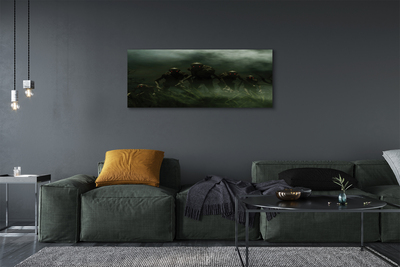 Canvas print Zombie clouds