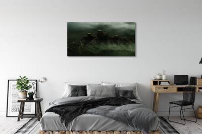 Canvas print Zombie clouds