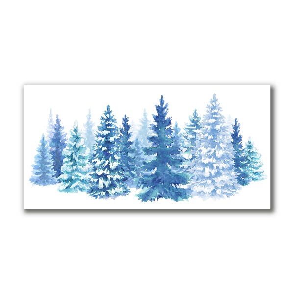 Canvas print Winter Snow Christmas Trees