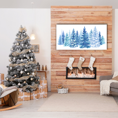 Canvas print Winter Snow Christmas Trees