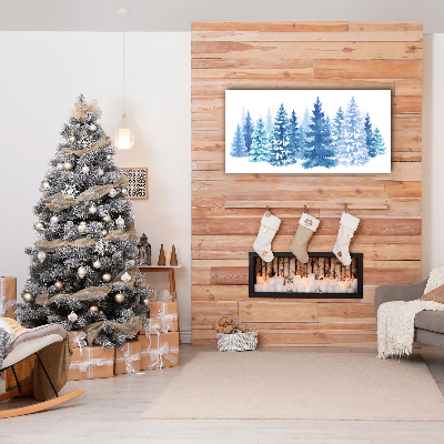 Canvas print Winter Snow Christmas Trees