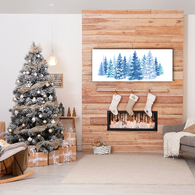 Canvas print Winter Snow Christmas Trees