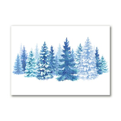 Canvas print Winter Snow Christmas Trees