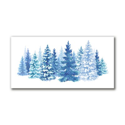 Canvas print Winter Snow Christmas Trees