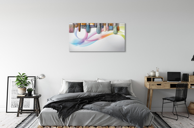 Canvas print Brush mazy image