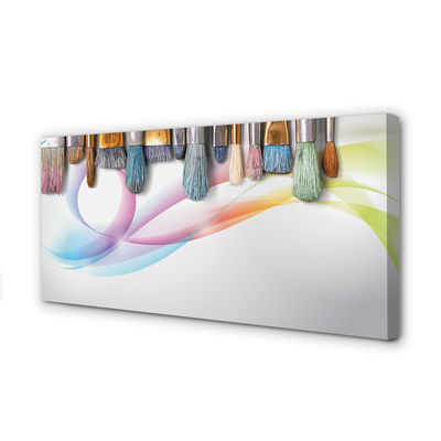 Canvas print Brush mazy image