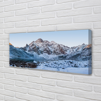 Canvas print Lake winterberg