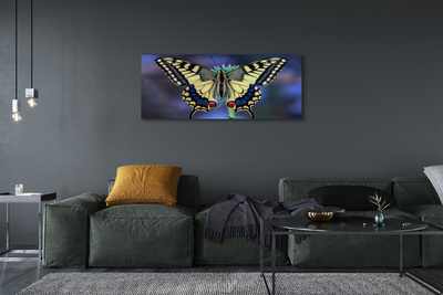 Canvas print Butterfly on flower