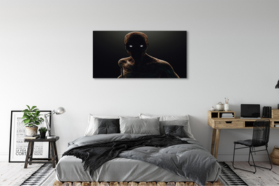 Canvas print Terrible form bald