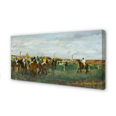 Canvas print Hunt racehorses