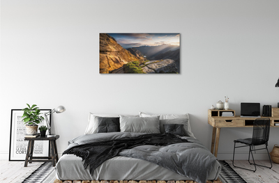Canvas print Mountain sunrise