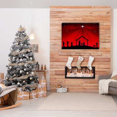 Canvas print Star Christmas holidays