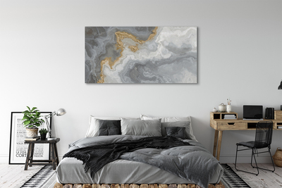 Canvas print Stone marble stains