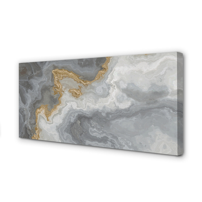 Canvas print Stone marble stains
