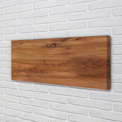 Canvas print Nodes of the wood grain