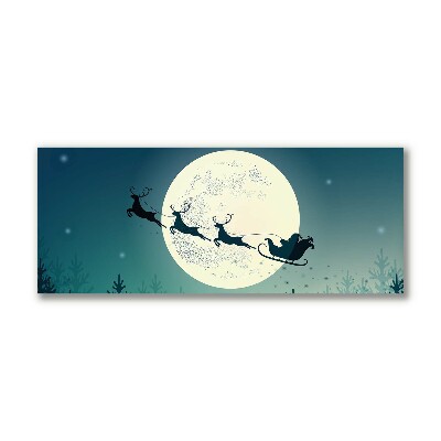 Canvas print Santa Claus Sleigh Christmas