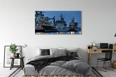 Canvas print Seagoing sky