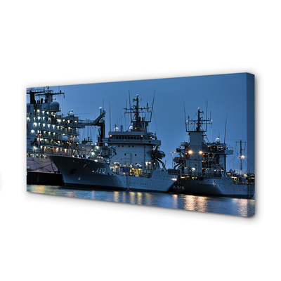 Canvas print Seagoing sky