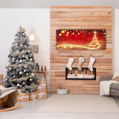 Canvas print Abstraction Christmas holidays Winter