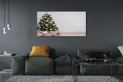 Canvas print Christmas tree decoration gifts
