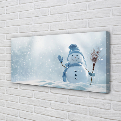 Canvas print Snowman