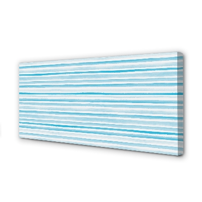 Canvas print Blue stripes