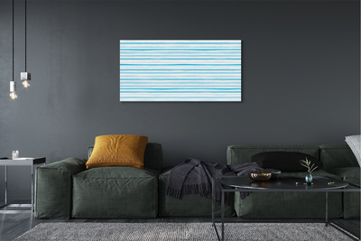 Canvas print Blue stripes