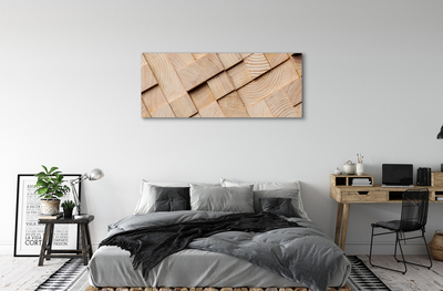 Canvas print Wood grain composition