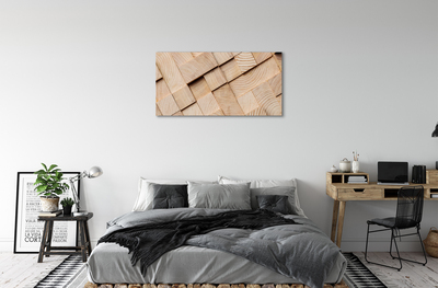 Canvas print Wood grain composition