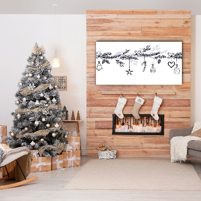 Canvas print Winter holidays Christmas Decorations