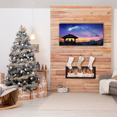 Canvas print Stable Christmas Jesus