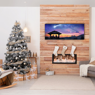 Canvas print Stable Christmas Jesus