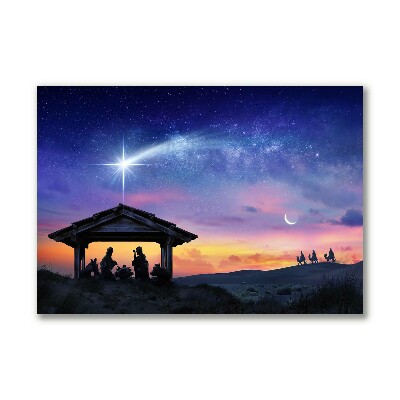 Canvas print Stable Christmas Jesus