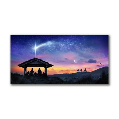 Canvas print Stable Christmas Jesus