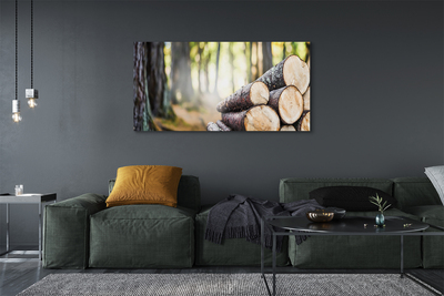 Canvas print Natural forest wood