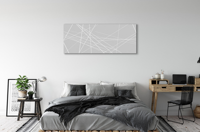 Canvas print Scattered lines