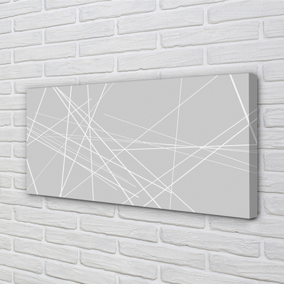 Canvas print Scattered lines