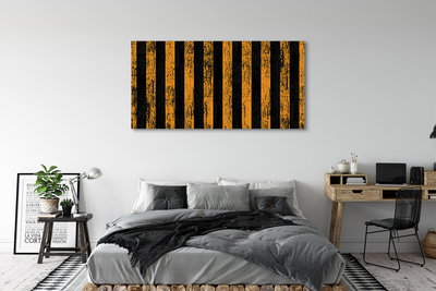 Canvas print Irregular yellow stripes