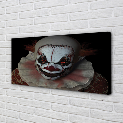 Canvas print The scary clown