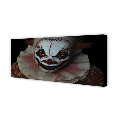 Canvas print The scary clown