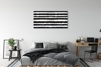 Canvas print Irregular stripes of a zebra