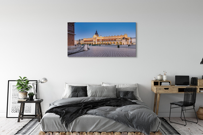 Canvas print Sunset hotel krakow